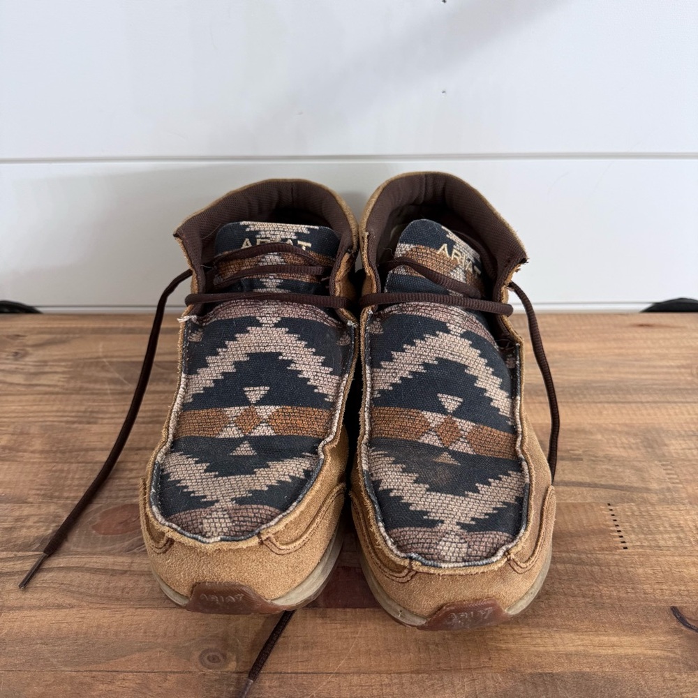 Ariat Men's Geometric Brown and Tan Loafers
